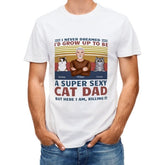 The Ultimate Cat Dad - Personalized Unisex T-Shirt - lovscape